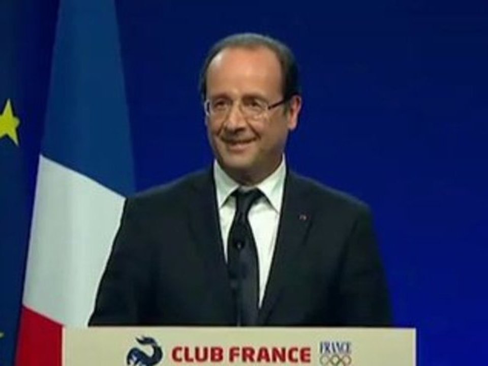 Hollande " Les Britanniques ont mis un tapis rouge aux athlètes français"