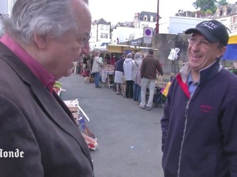 La visite du marché de Morlaix avec Patrick Jeffroy