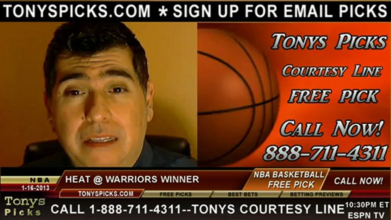 Golden St Warriors versus Miami Heat Pick Predi...