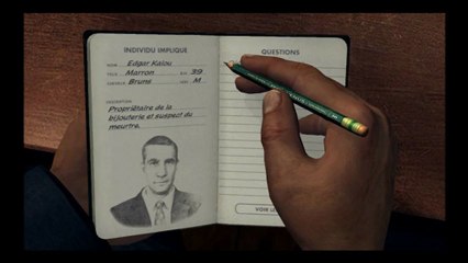 L.A. Noire : The Complete Edition - Gameplay #1 : course poursuite et interrogatoire