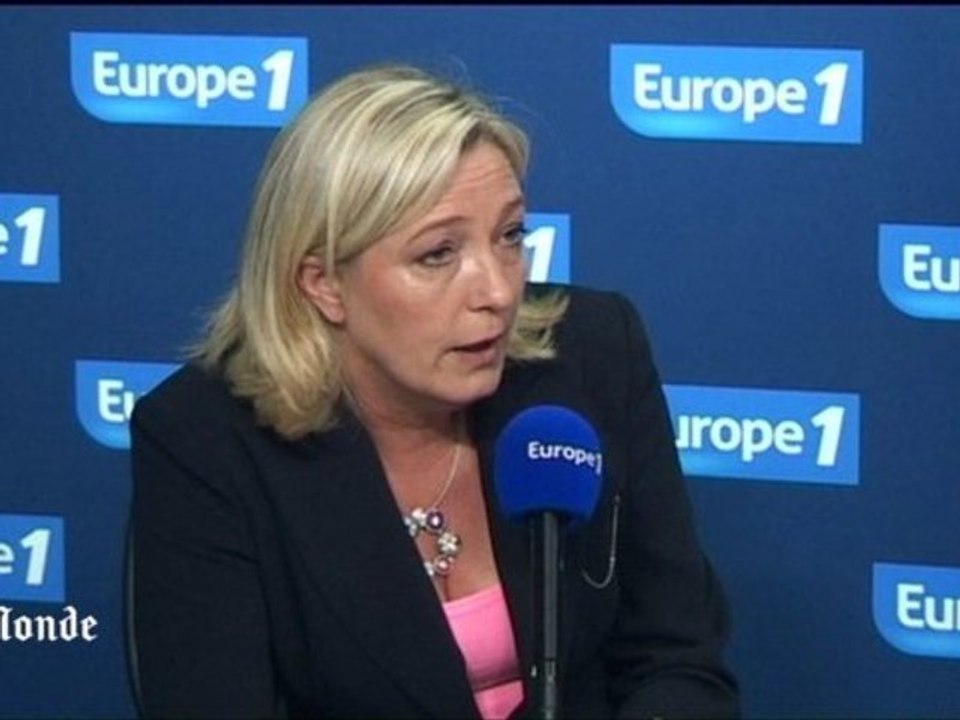 Marine Le Pen : "On laisse Nadine Morano là où elle est"