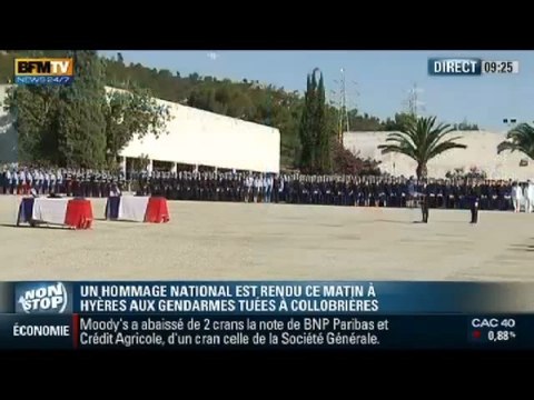 Hommage aux gendarmes tuées à Collobrières