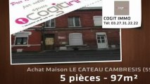 A vendre - maison - LE CATEAU CAMBRESIS (59360) - 5 pièces