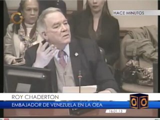 Roy Chaderton califica de "patán" al representante de Panamá ante la OEA