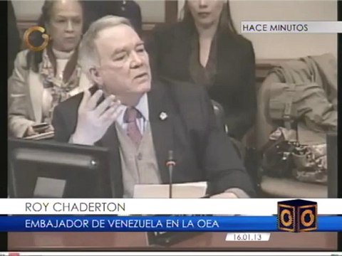 Roy Chaderton califica de patán al representante de Panamá ante la OEA