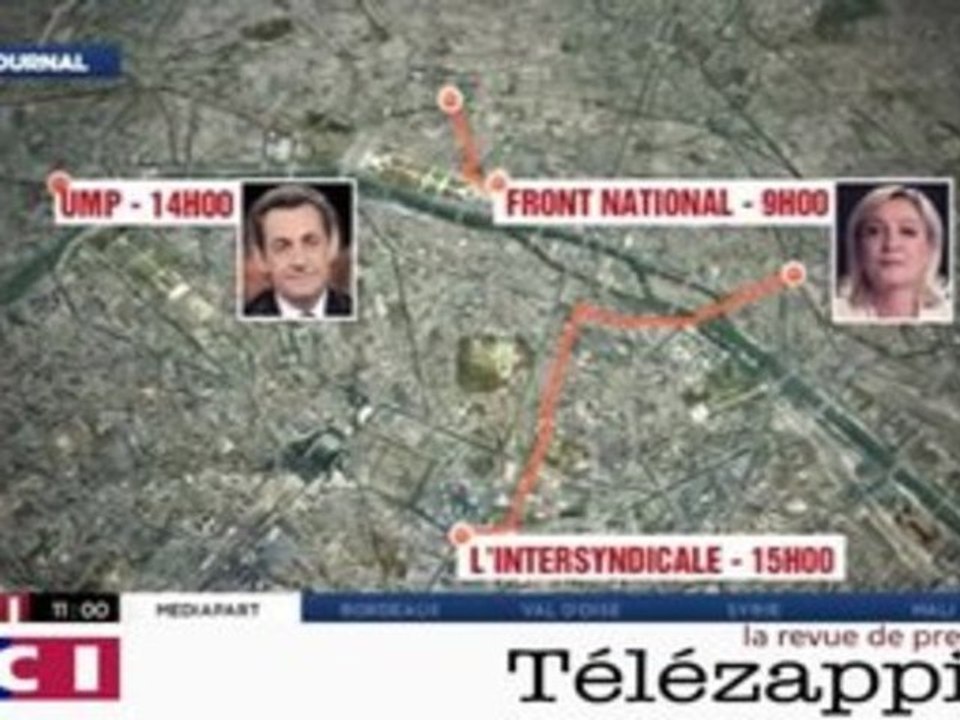 Télézapping : Les discours du 1er mai en images