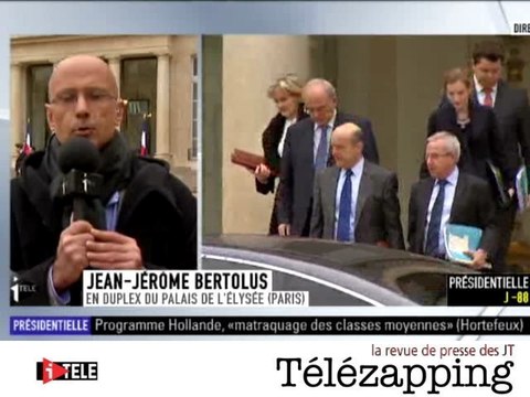 Télézapping : Sarkozy : En cas d'échec, vous n'entendrez plus jamais parler de moi .