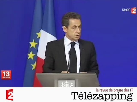 Télézapping : Sarkozy à Bruxelles le mercredi, à la télé le jeudi