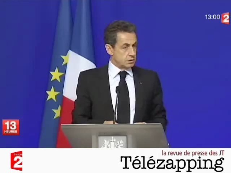 Télézapping  : Sarkozy à Bruxelles le mercredi,...