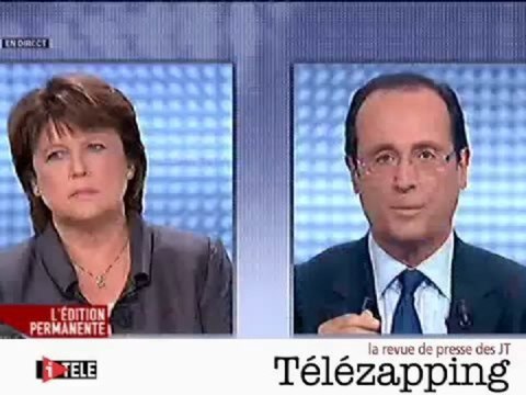 Télézapping : Martine Aubry à la recherche des loups de François Hollande