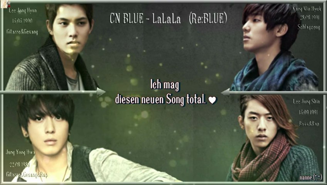 CN BLUE - LaLaLa [ReBLUE] k-pop [german sub]