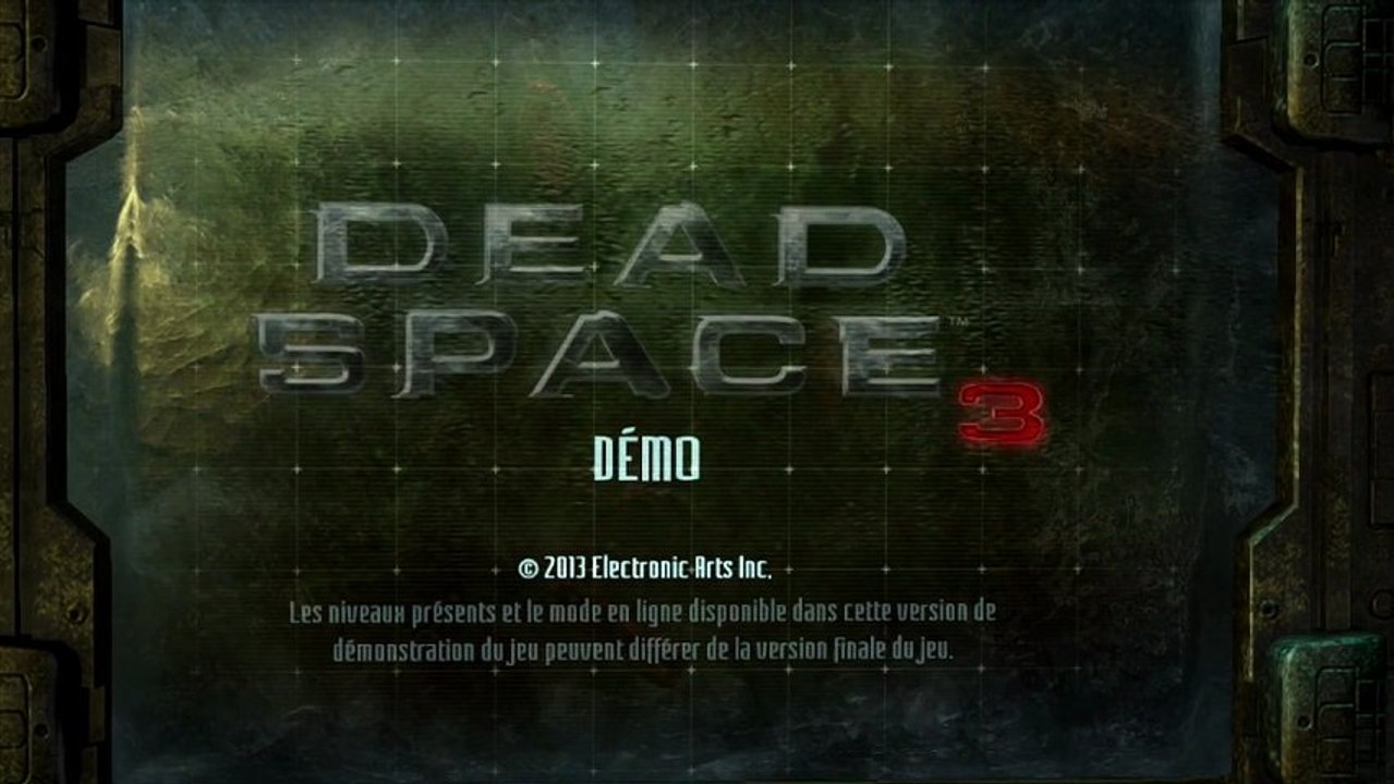 Dead Space 3 Firstview Beta Demo part 1