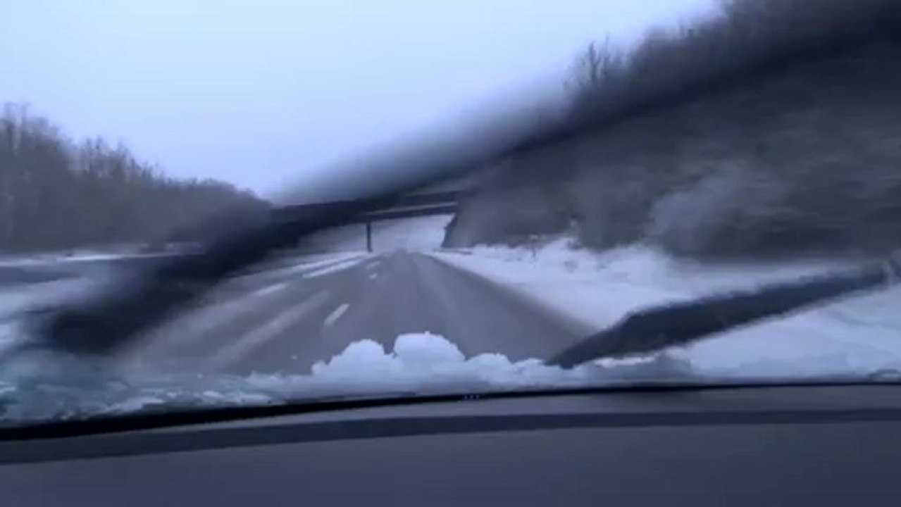 A 16 Beauvais-Meru : Première neige