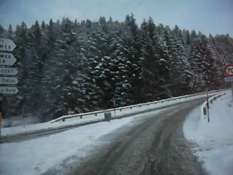 Mercredi neige ASPA Seichamps 16 janvier 2013 sur la route vers la station