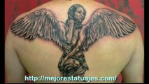 Tatuajes De Angeles En La Espalda