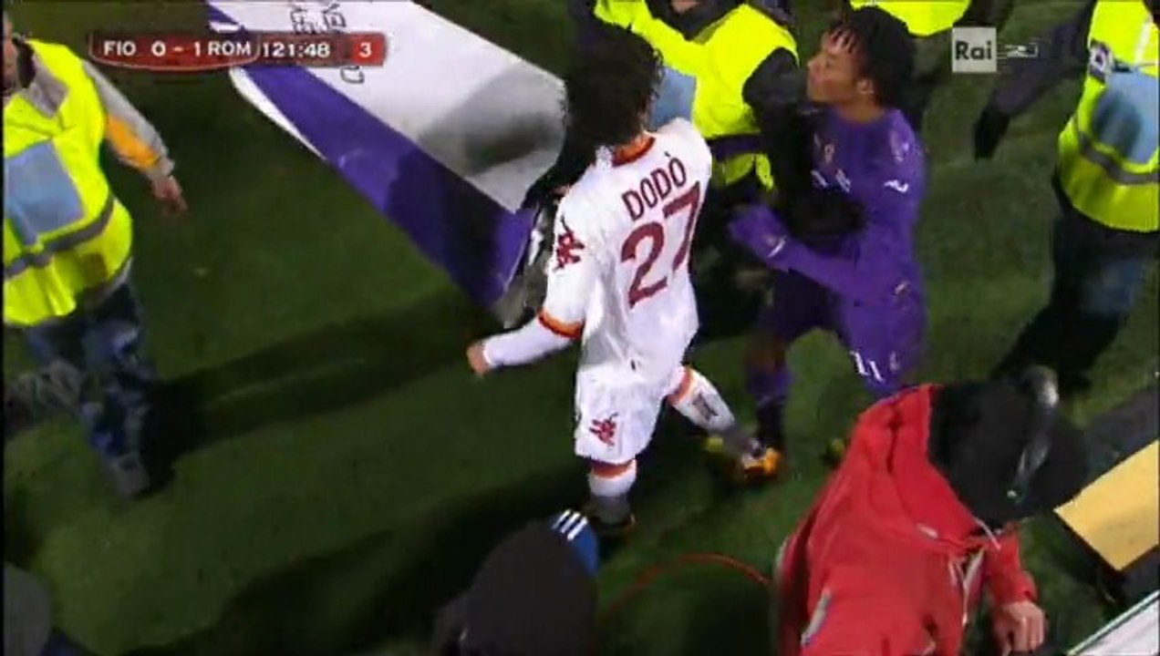 Fiorentina - A.S.ROMA (Cuardado provoca DODO)