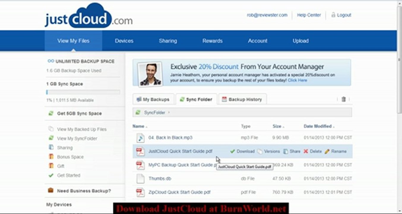 JustCloud Review and Introduction