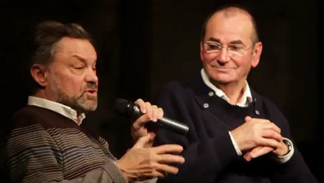 Charles-Roux et Caubère Maison de la Poésie Amis de l'Humanité 02