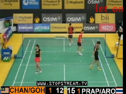 Maybank Malaysia Open 2013 สุดเขต ประภากมล/ดวงอนงค์ อรุณเกษร VS Peng Soon CHAN/Liu Ying GOH