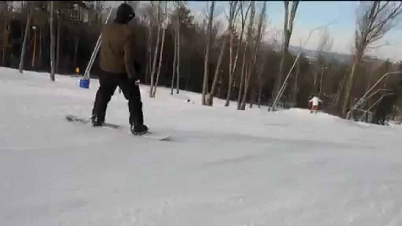 Snowboarding at Pat's Peak