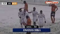 [www.sportepoch.com]Audience highlights - the youth the League Tottenham snow in 5-1 victory over Wolves