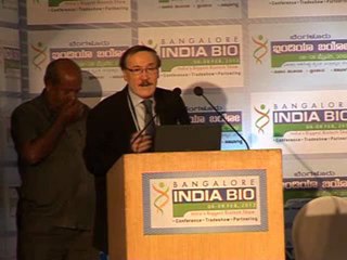 Dr.M.K.Bhan at Banglore India Bio 2012