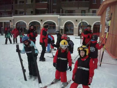 mercredi neige ASPA Seichamps 16 janvier 2013 preparation en bas des pistes