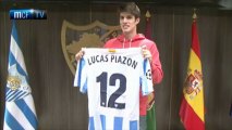 Lucas Piazón fue presentado con el Málaga