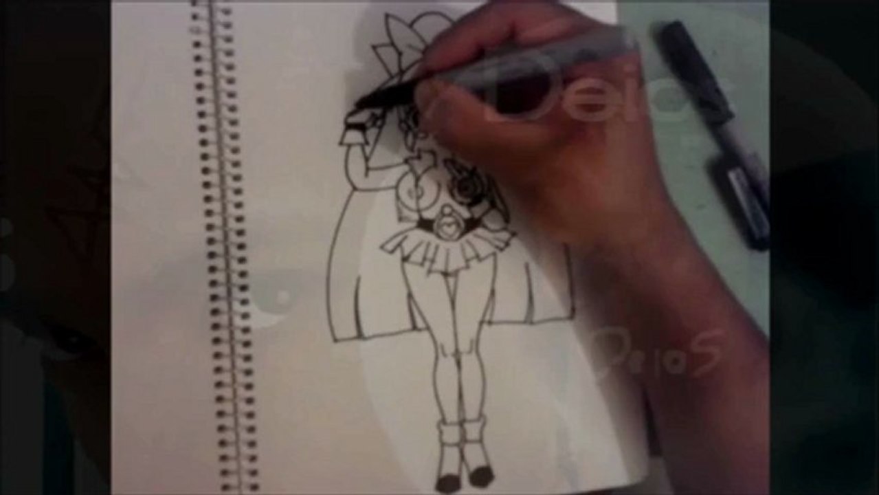 CHICAS SUPER PODEROSAS Z DRAW (BOMBOM BODY)1#BOCETO