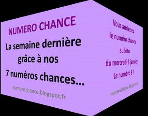 Résultat de nos numeros chances