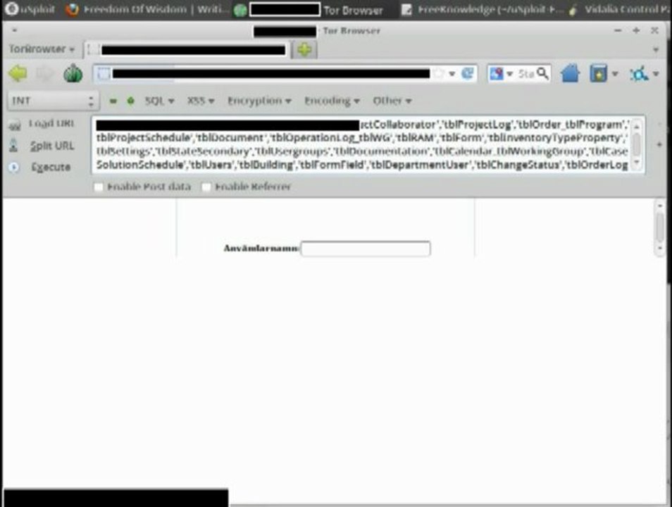 SQLblacksensor