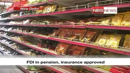 FDI in pension, insurance approved.mp4