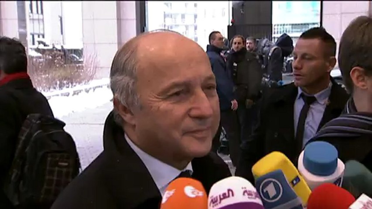 Mali - Interview de Laurent Fabius à Bruxelles (17/01/2013)