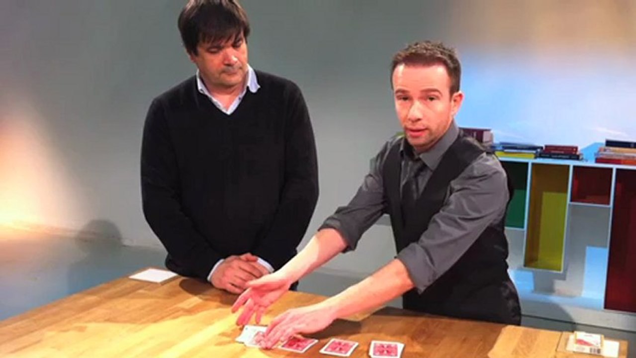 Explications tour de magie : les 4 as