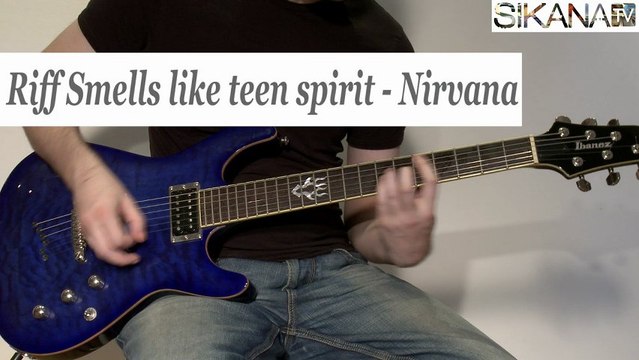 Cours guitare : Riff de Smells like teen spirit de Nirvana - HD