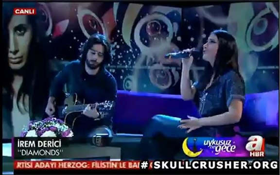 İrem Derici - Rihanna - Diamonds (Acoustic Cover) (Uykusuz Her Gece Performans 10 Ocak 2013)