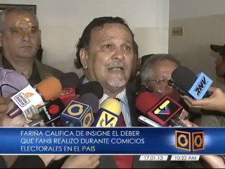 Barrientos: Hoy como nunca antes se ha vivido un "clima democrático"