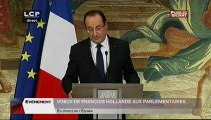 EVENEMENT,Voeux de François Hollande aux Parlementaires