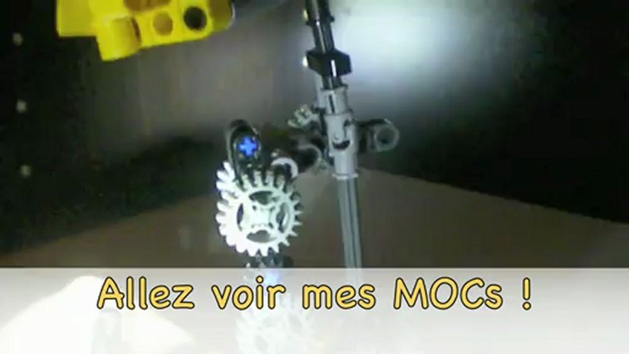 rotor pivotant d'un Hélicoptère-Lego technic