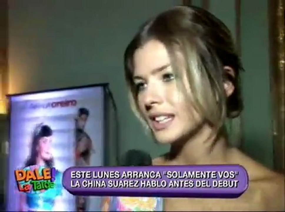 China Suarez presentacion Solamente Vos