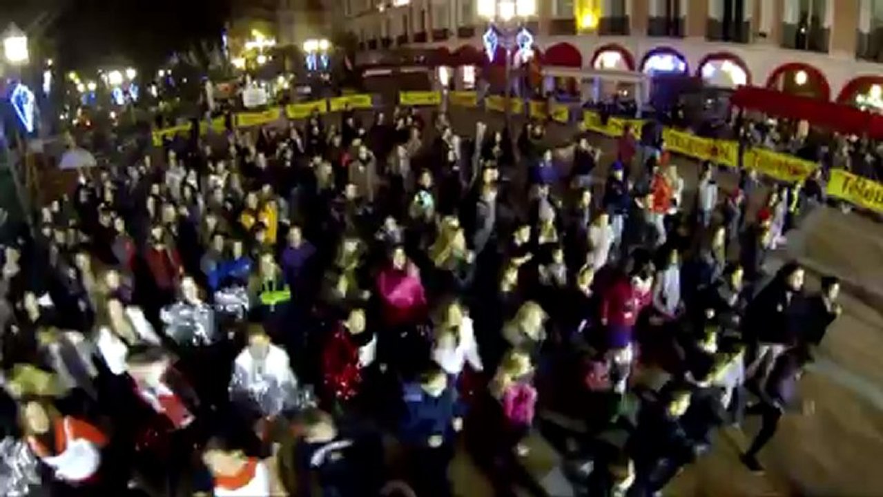 Un drone filme la Flashmob Téléthon 2012 à Monaco