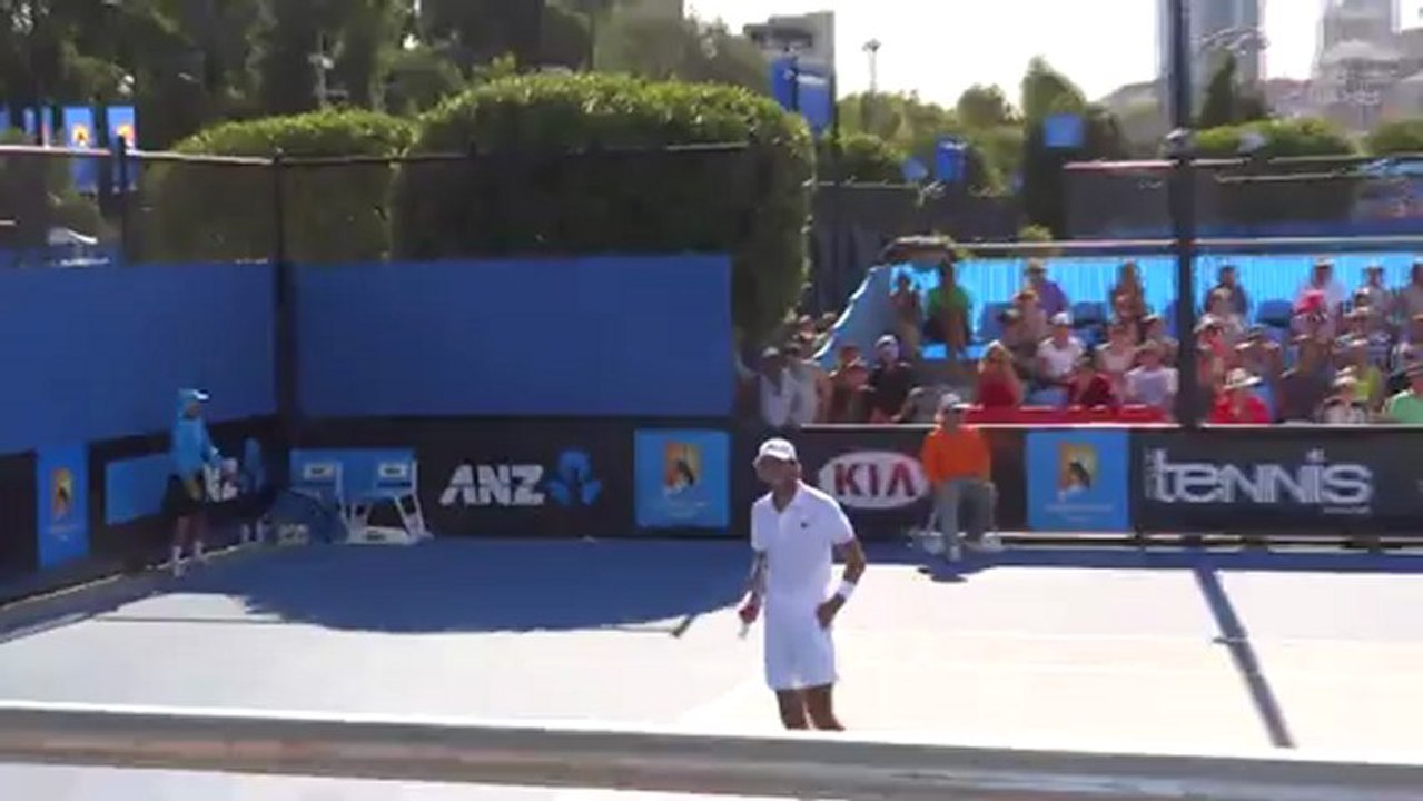 Open de Melbourne: Balle avec Chardy