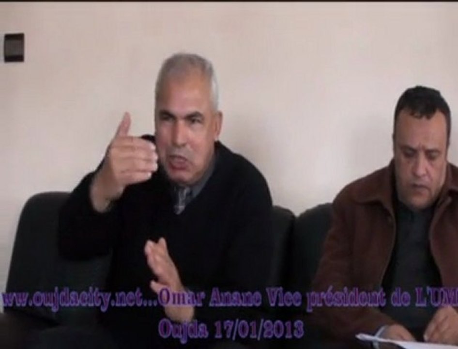 Omar Anane vice président de l' université mohammed premier oujda / a propos de boycotage des examens par les etudiants de l'université  oujda