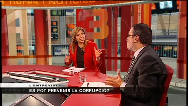 TV3 - Entrevista 3/24 - Es pot evitar la corrupció? - Ramon Moles, director recerca en governança