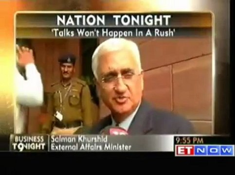 Indo-Pak talks won't happen in a rush : Salman Khurshid