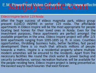 Eldeco Inspire : BUY eldeco greater noida  ::sanjayestate.com:: Greater Noida Projects