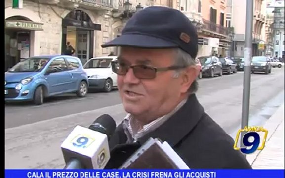 Cala il prezzo delle case, la crisi frena gli acquisti