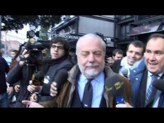 Roma - Sentenza Napoli, il silenzio di De Laurentis (17.01.13)