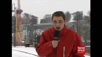 Neige en Normandie. Situation