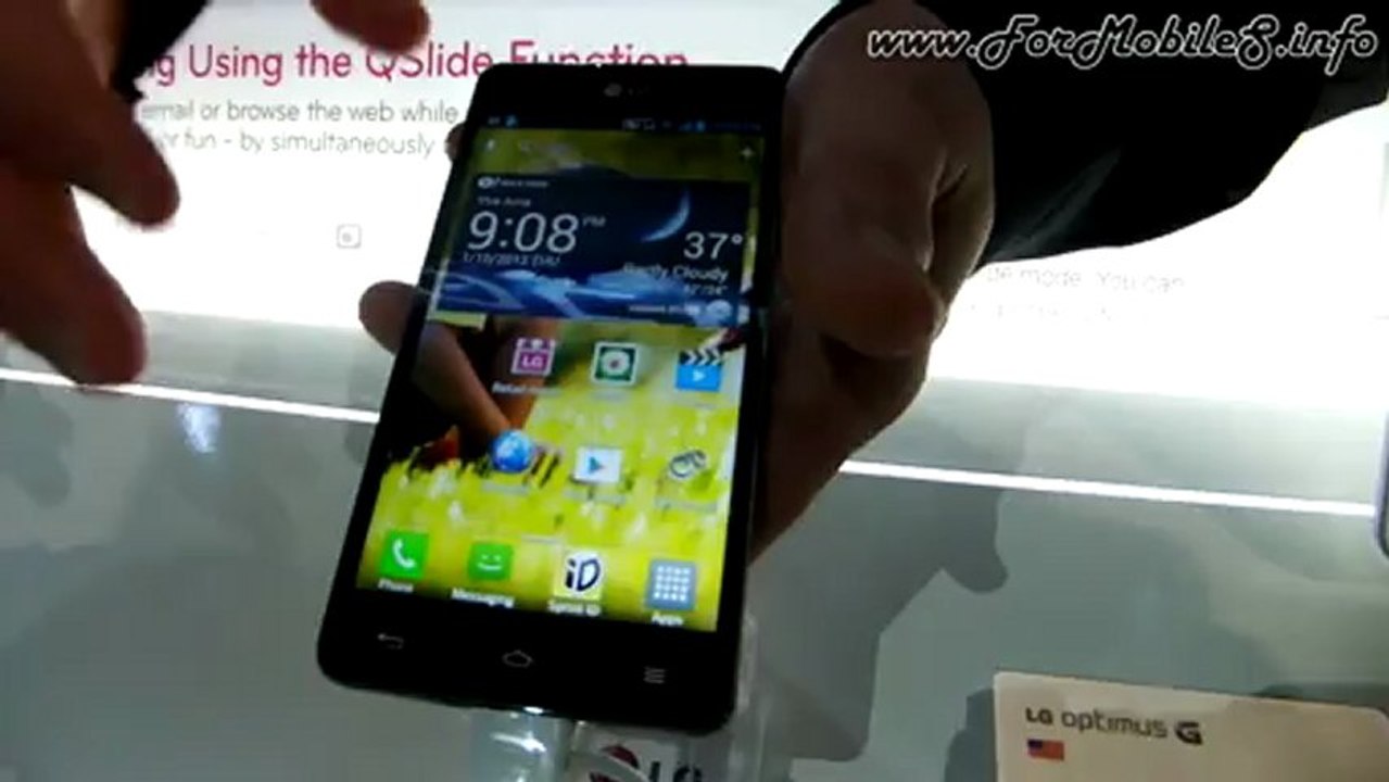 Focus sulle main features di LG Optimus G dal CES di Las Vegas 2013